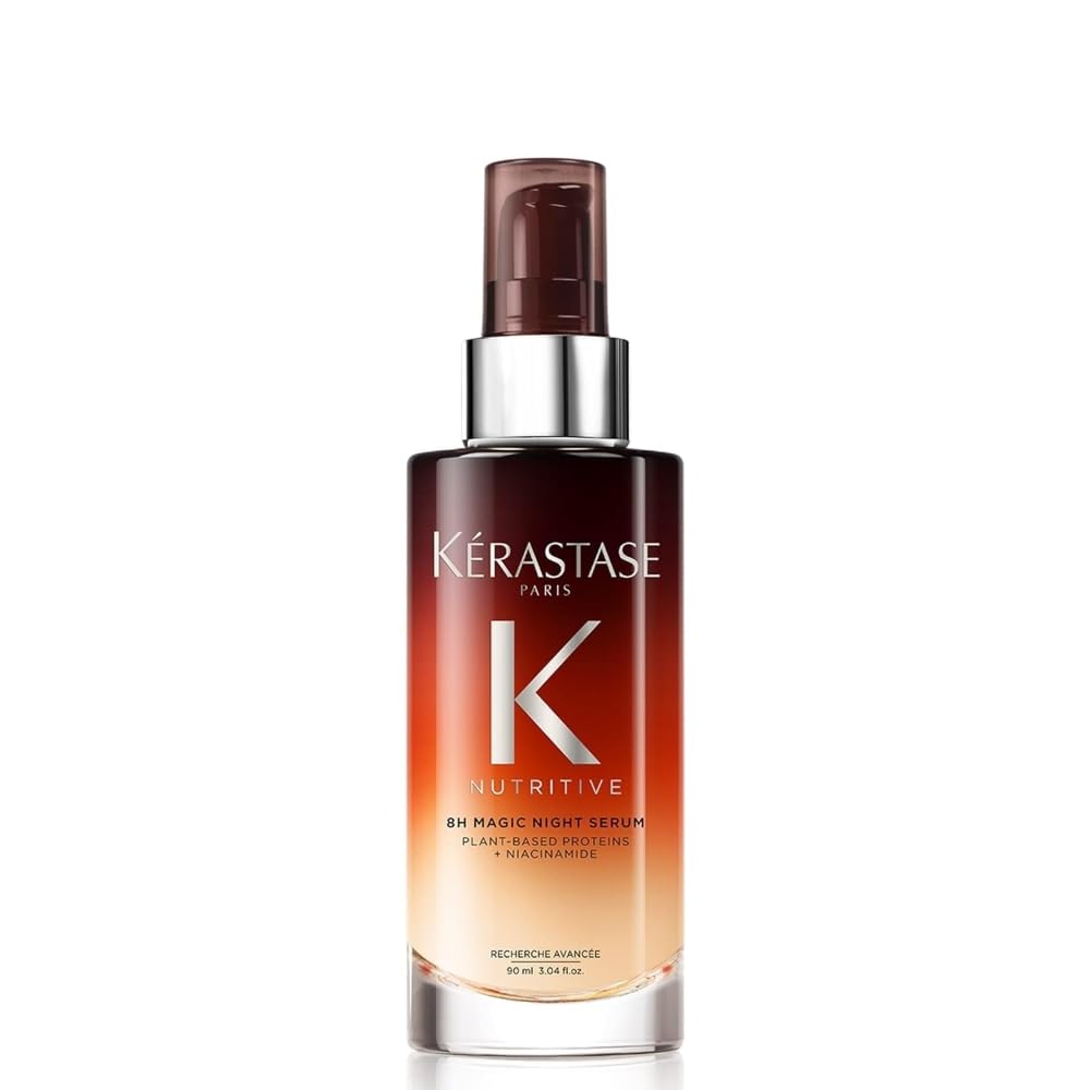 Kerastase Nutritive 8H Magic Night Serum - Overnight Treatment for Dry Hair, Enhances Shine, With Plant-Based Proteins