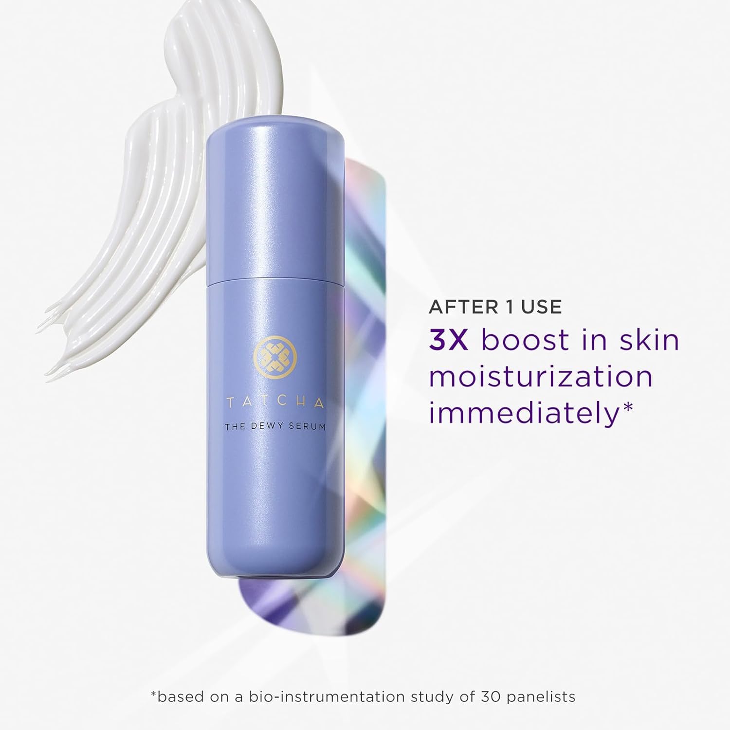 Tatcha The Dewy Serum | Hydrating Serum for Smoother, Plumper & Dewy Skin | 30 ml / 1 oz