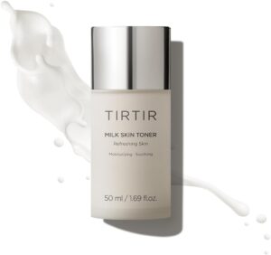 TIRTIR Milk Skin Rice Toner | Deep Moisturizing, Hydrating Toner for face, Niacinamide, Ceramide, Rice Bran Extract, Nature-Oriented Ingredients for Korean Skin Care, Vegan,...